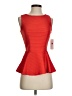 Bisou Bisou Red Sleeveless Top Size XS - photo 1