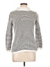 Karen Scott 100% Cotton Polka Dots White Pullover Sweater Size L - photo 1