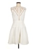 BCBGMAXAZRIA Ivory Cocktail Dress Size 8 - photo 1