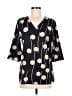 Unbranded Polka Dots Black 3/4 Sleeve Blouse Size M (estimated) - photo 1