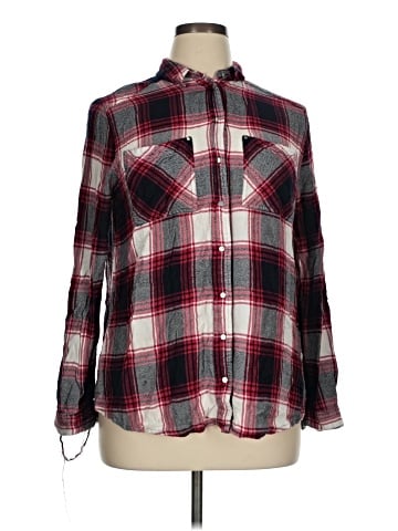 River Island Long Sleeve Button-Down Shirt (view 1)