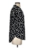 The Limited Polka Dots Black Short Sleeve Blouse Size S - photo 4