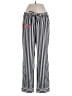 Unbranded Stripes Silver Black Casual Pants Size S - photo 1