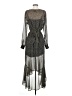 Just Polka Dots Gray Cocktail Dress Size XS - photo 2