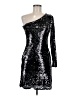 Renvy 100% Polyurethane Silver Cocktail Dress Size M - photo 1