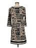 BCBGMAXAZRIA Print Tan Casual Dress Size M - photo 2