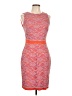 ICE Color Block Orange Cocktail Dress Size 12 - photo 1