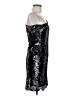 Renvy 100% Polyurethane Silver Cocktail Dress Size M - photo 4