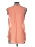 About A Girl 100% Polyester Orange Sleeveless Blouse Size L - photo 2