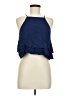 Forever 21 100% Rayon Blue Sleeveless Blouse Size M - photo 1