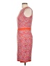ICE Color Block Orange Cocktail Dress Size 12 - photo 5