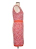 ICE Color Block Orange Cocktail Dress Size 12 - photo 4