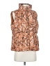 Ann Taylor LOFT Outlet 100% Polyester Animal Print Gold Vest Size S - photo 1