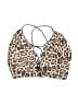 Assorted Brands Animal Print Tan Swimsuit Top Size S - photo 1