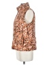 Ann Taylor LOFT Outlet 100% Polyester Animal Print Gold Vest Size S - photo 5