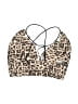 Assorted Brands Animal Print Tan Swimsuit Top Size S - photo 2