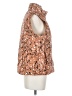 Ann Taylor LOFT Outlet 100% Polyester Animal Print Gold Vest Size S - photo 4