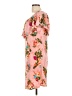 Assorted Brands 100% Polyester Floral Pink Casual Dress Size L - photo 5