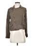 J.Crew Collection 100% Silk Brown Long Sleeve Silk Top Size 2 - photo 1