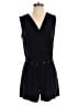 Laundry by Shelli Segal Solid Black Romper Size S - photo 1