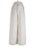 Unbranded 100% Polyester Stripes Ivory Casual Pants Size S - photo 1
