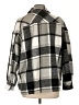 sweet generis 100% Polyester Plaid Gray Coat Size L - photo 2