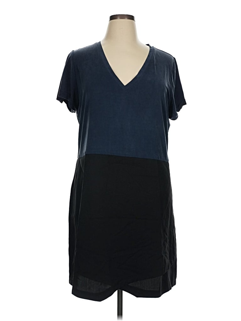 Pre-owned Left Coast By Dolan Casual Dress In Blue