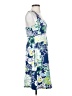Unbranded Print Blue Cocktail Dress Size XS (estimated) - photo 4