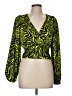 Ronny Kobo 100% Polyester Yellow Long Sleeve Blouse Size 6 - photo 1