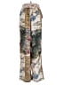 Unbranded Print Gold Casual Pants Size XS - photo 2