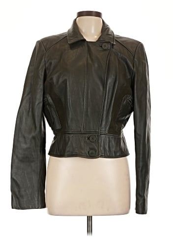 Nicole Miller Leather Jacket (view 1)
