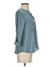 Mine Teal 3/4 Sleeve Blouse Size S - photo 4