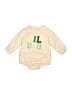 Unbranded Gold Long Sleeve Onesie Size 12-18 mo - photo 1