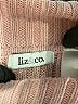 Liz & Co. Color Block Pink Turtleneck Sweater Size L - photo 7