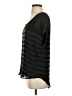 Joie 100% Silk Black Short Sleeve Top Size S - photo 5