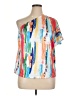 Unbranded Orange Short Sleeve Blouse Size XL - photo 1