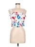 Peter Som 100% Cotton White Sleeveless Blouse Size 8 - photo 1
