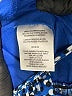 Wisp Animal Print Blue Jumpsuit Size 8 - photo 5