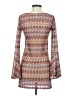Assorted Brands Chevron-herringbone Brown Casual Dress Size S - photo 2