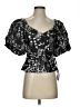 Jonathan Simkhai Black Short Sleeve Blouse Size 0 - photo 1