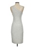 Final Touch Solid Gray Casual Dress Size S - photo 2