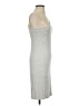Final Touch Solid Gray Casual Dress Size S - photo 4