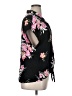 Torrid 100% Rayon Floral Black Short Sleeve Blouse Size 1X Plus (1) - photo 4
