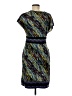 BCBGMAXAZRIA Print Blue Cocktail Dress Size M - photo 2
