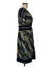 BCBGMAXAZRIA Print Blue Cocktail Dress Size M - photo 4