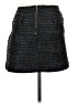 Unbranded 100% Polyurethane Tweed Black Casual Skirt Size S - photo 2