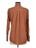 Nine West 100% Polyester Brown Long Sleeve Blouse Size M - photo 2