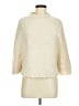 Zara Tweed Ivory Turtleneck Sweater Size M - photo 1