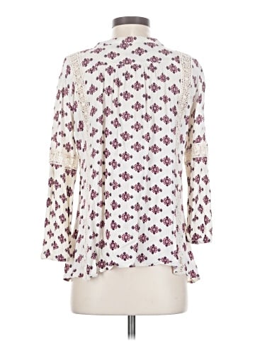 Belle Du Jour 3/4 Sleeve Blouse (view 2)