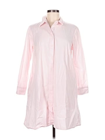 Topshop Long Sleeve Button-Down Shirt (view 1)